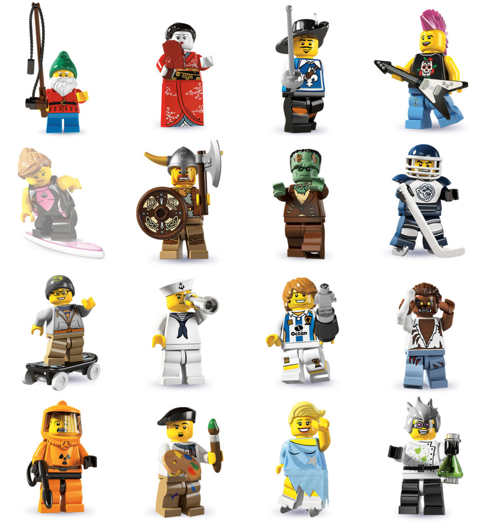tutte le serie lego minifigure - serie 4