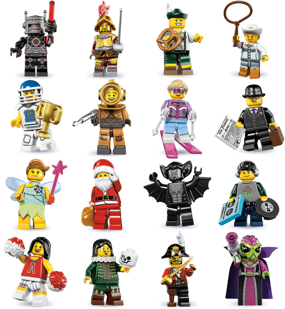 tutte le serie lego minifigure - serie 8