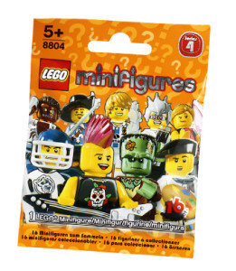 tutte le serie lego minifigures - una bustina di lego minifigures