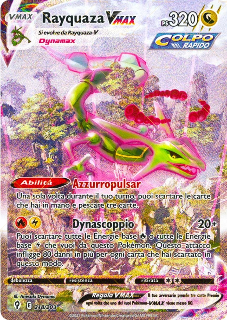 Acquistiamo Rayquaza VMAX Alternative Art
