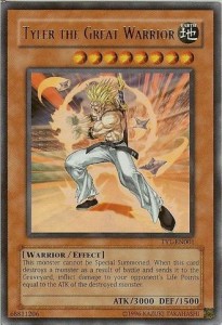 la carta di yu gi oh tyler il grande guerriero