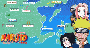 ambientazione Naruto gioco di carte