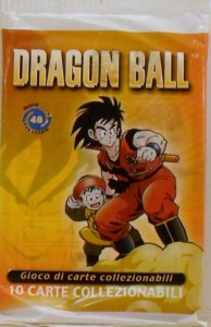 dragon ball gioco carte bustina