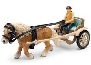 accessori animali schleich - calesse