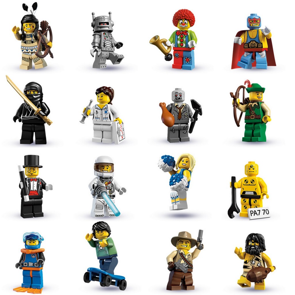 tutte le serie lego minifigure - serie 1