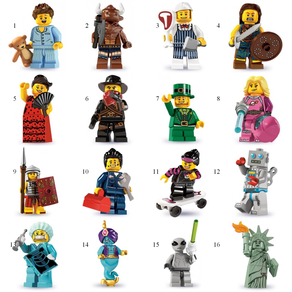 tutte le serie lego minifigure - serie 6