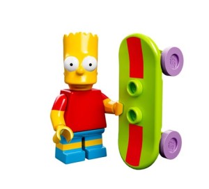 lego minifigures bart simpson