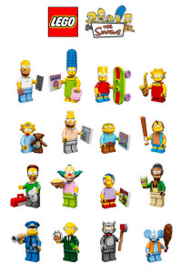 lego minifigures simpson serie completa