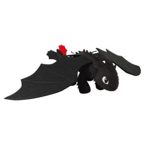 nuovo peluche dragon trainer sdentato furia buia