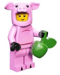 lego minifigures serie 12 Uomo Maiale