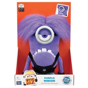 peluche minion viola parlante cattivissimo me 2