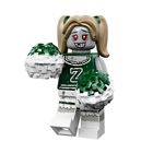 minifigure rare serie 14 - ragazza ponpon zombie