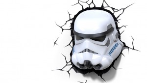 lampada a parete star wars stormtrooper