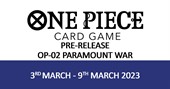 One Piece Prerelease OP-02 Paramount War