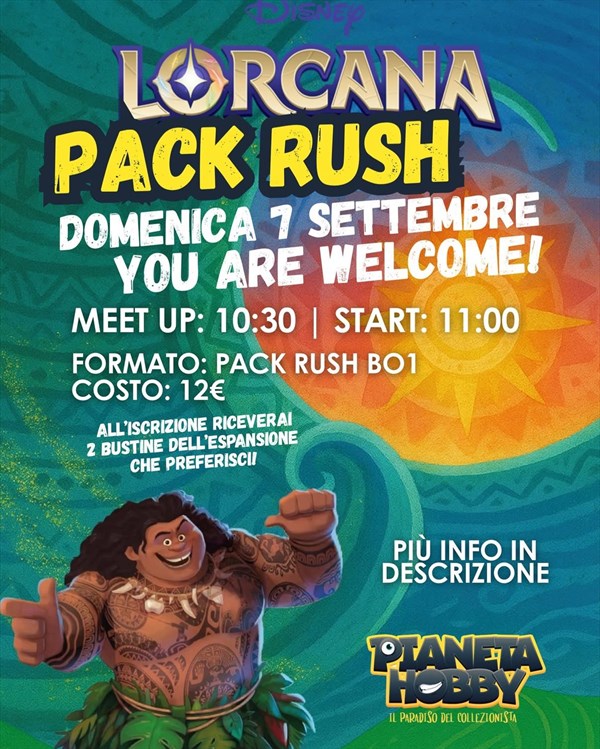 You Are Welcome! Pack Rush Lorcana 