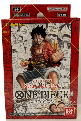 Mazzo One Piece Card Game Starter Deck - Straw hat Crew 1st Edition Mazzo One Piece Card Game Starter Deck - Straw hat Crew 1st Edition