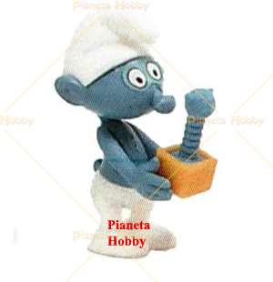 Puffo Burlone Puffi In Resina Schleich Miniature 20816 The Smurfs Originale Eta 3