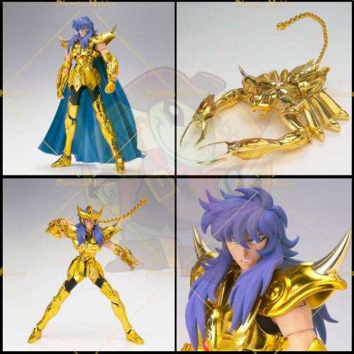 Saint Cloth Myth Scorpio Milo Gold Figure - Bandai Collectible 160mm Anime Toy