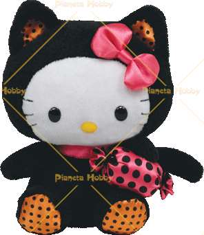 Hello Kitty - Kitty Nero peluche misura 1