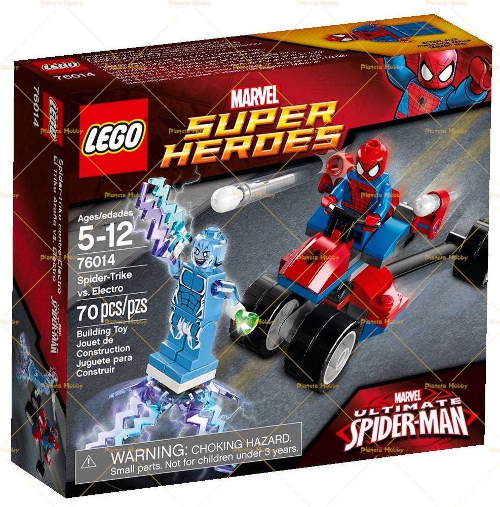 lego spiderman aereo