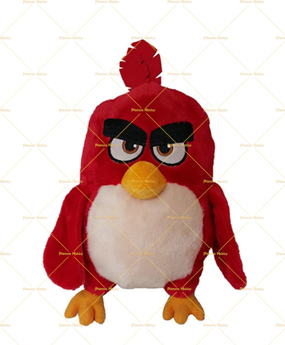 Peluche Pappagallo Rosso Uni-Toys - 28 Cm Altezza, Realistico E Morbido | Gioco, Collezione O Regalo - 4