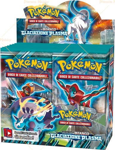 Box Pokemon Nero e Bianco Glaciazione Plasma