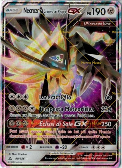 Necrozma Criniera Del Vespro Gx