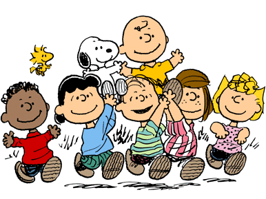 la banda dei personaggi peanuts e di snoopy per le nostre miniature