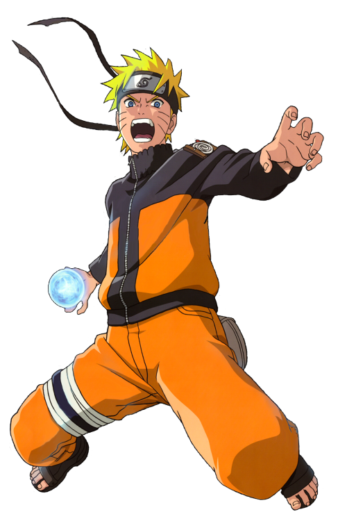 il personaggio naruto che vola per rappresentare le miniature naruto